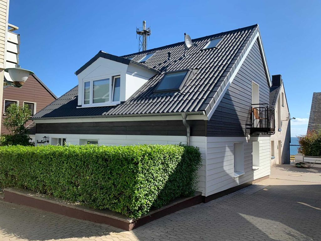Terrasse mit Hecke