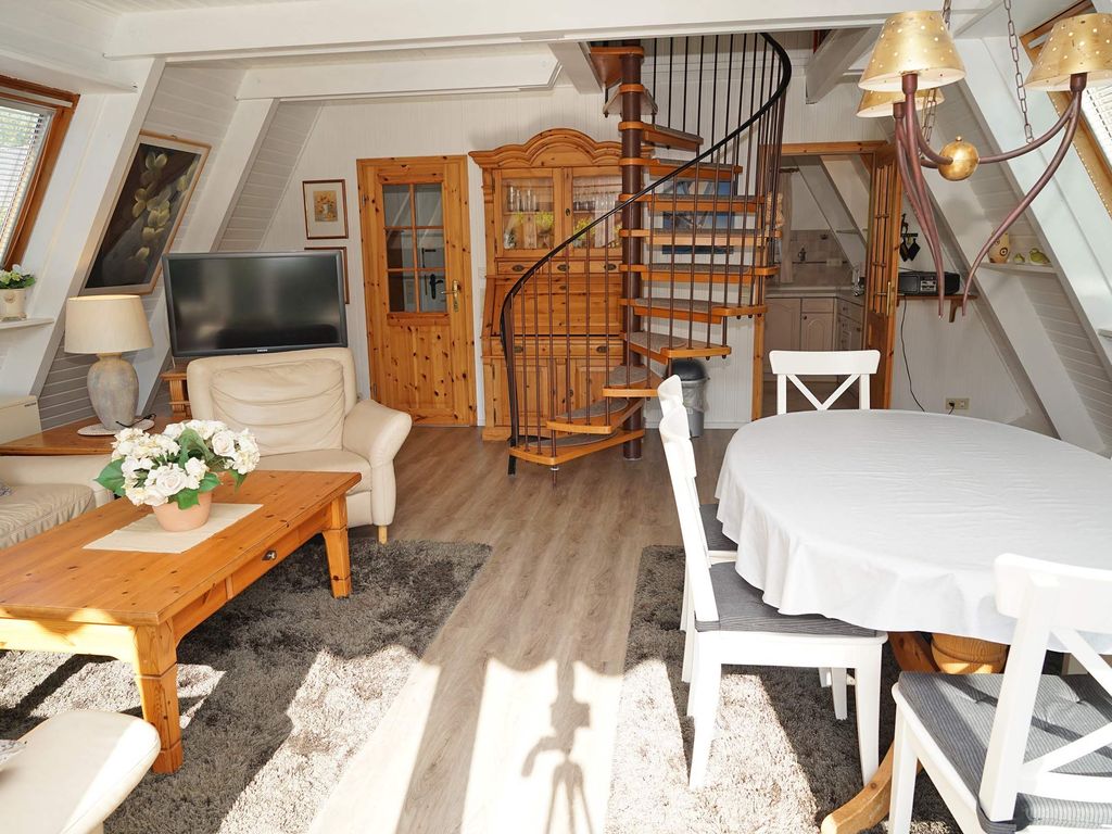 Treppe zur oberen Etage
