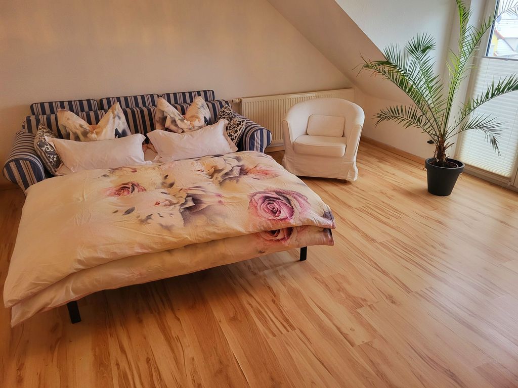 Wohnzimmer mit Schlafcouch