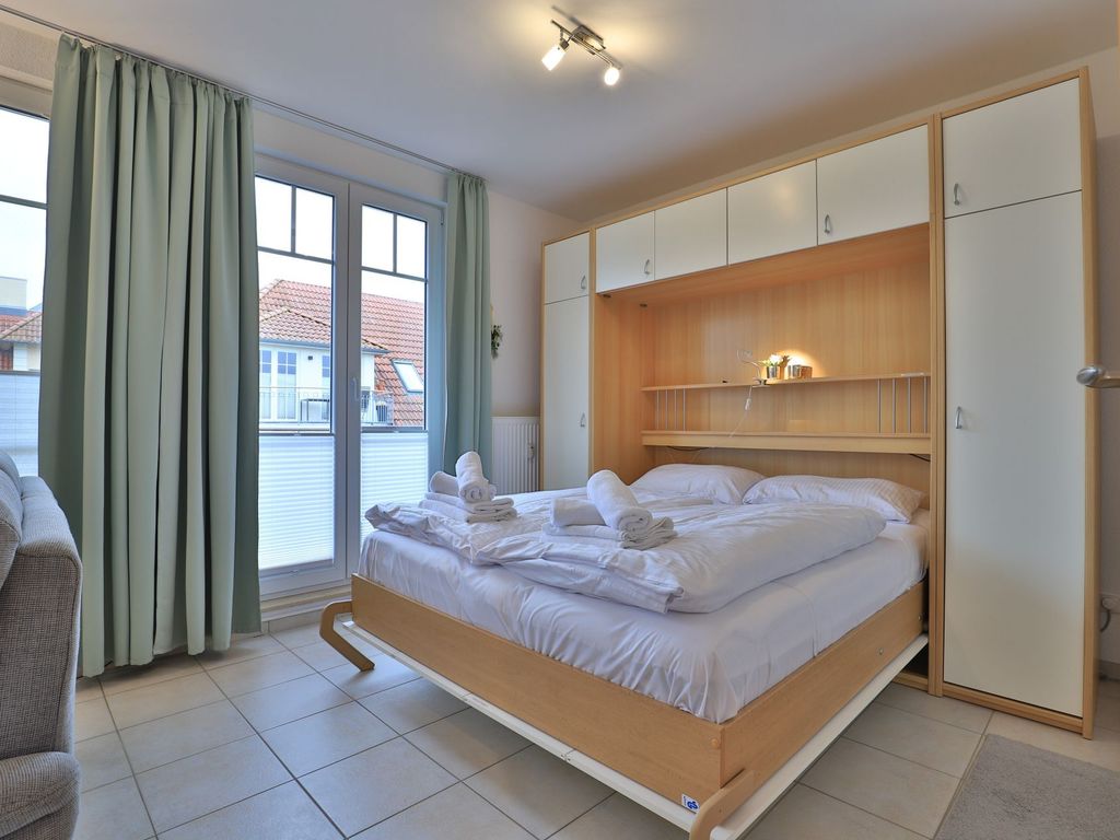 Achtern Diek Whg.22 - Blick auf den offenen Wohn-/ Schlafbereich