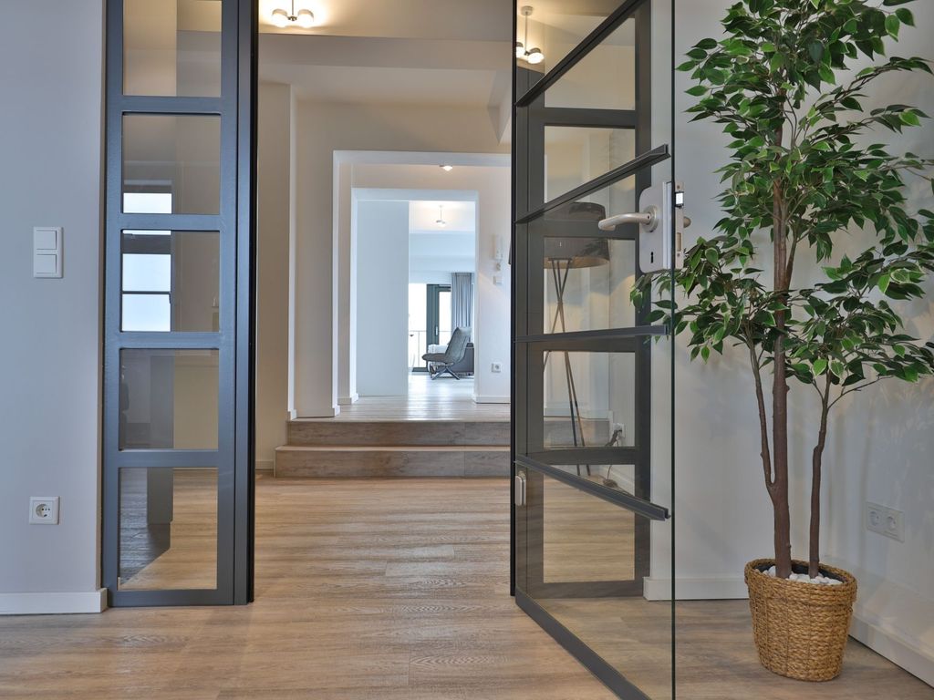 Ohlerich Speicher App.47 - Blick vom Schlafzimmer auf den Wohnbereich