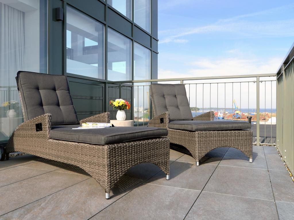 Ohlerich Speicher App.47- Blick auf die große Dachterrasse