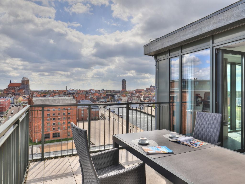 Ohlerich Speicher App. 43 - Blick von der Dachterrasse