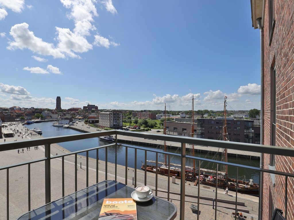Ohlerich Speicher App. 31 - Blick auf den Balkon, die Altstadt