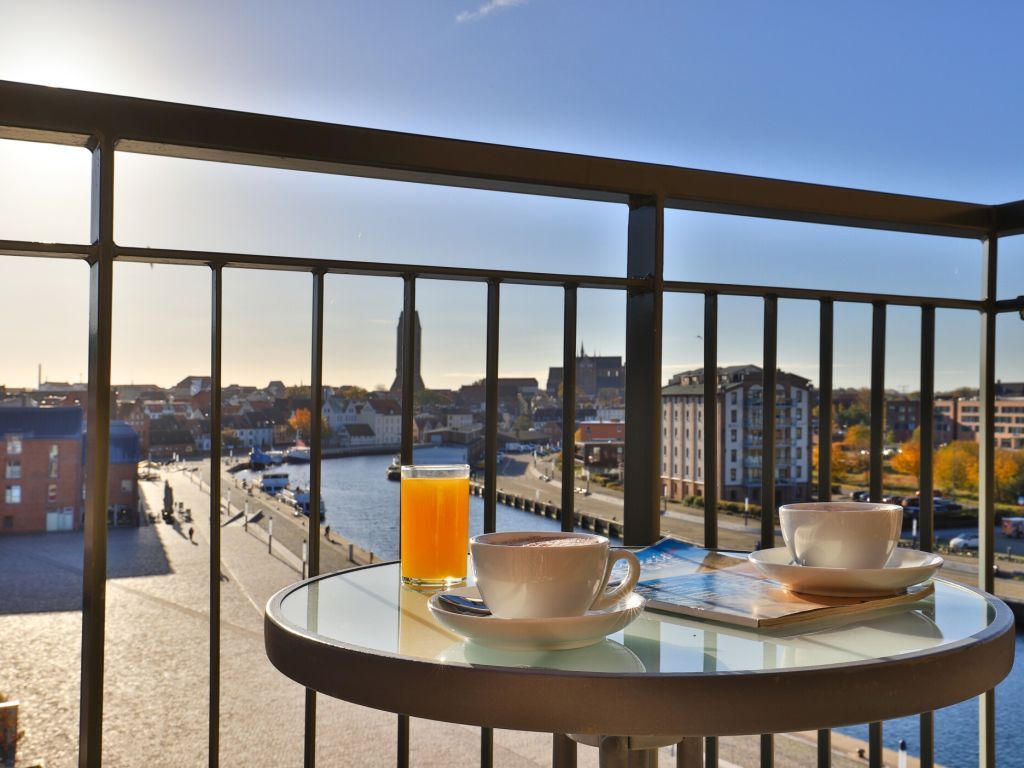 Ohlerich Speicher App. 24 - Blick vom Balkon auf die Altstadt