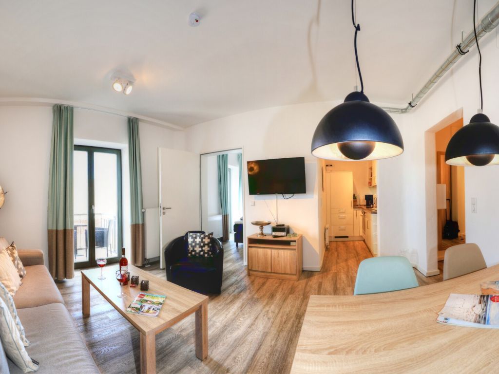Ohlerich Speicher App. 20 - Blick in das Appartment (Panorama)