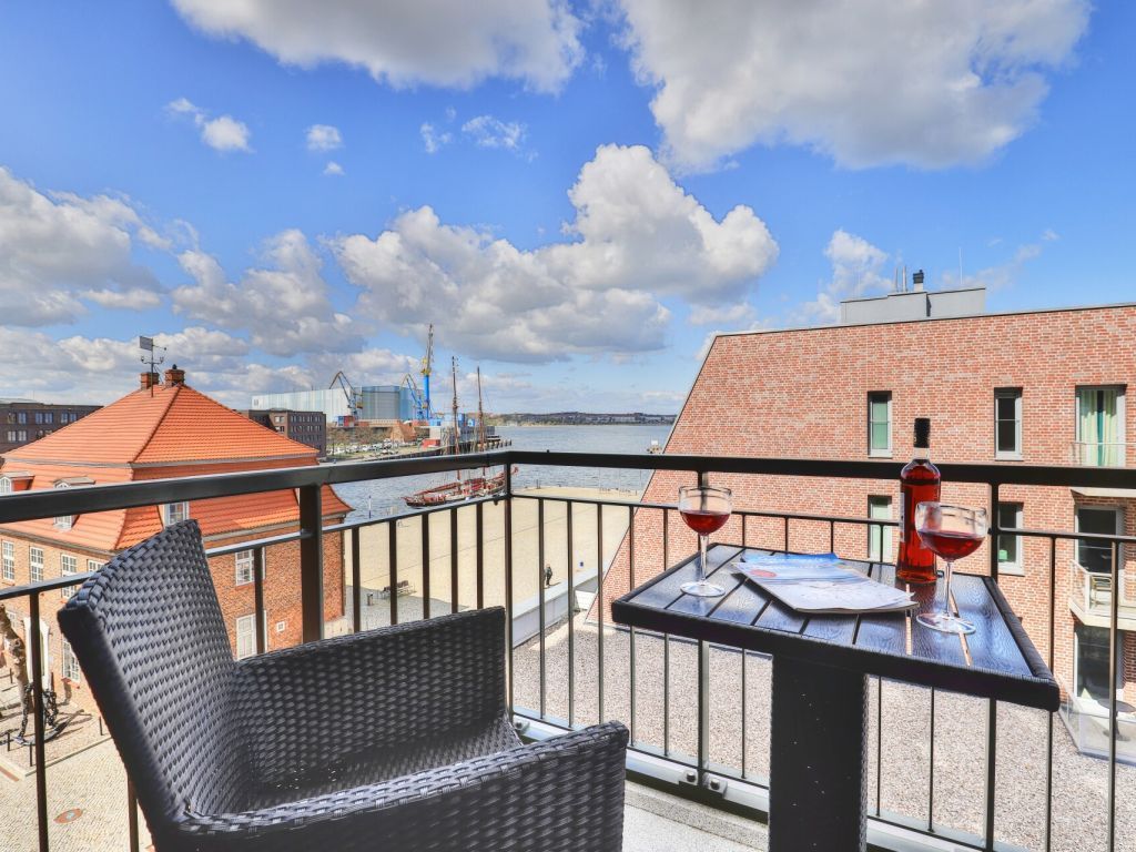Ohlerich Speicher App. 20 - Blick auf den Balkon