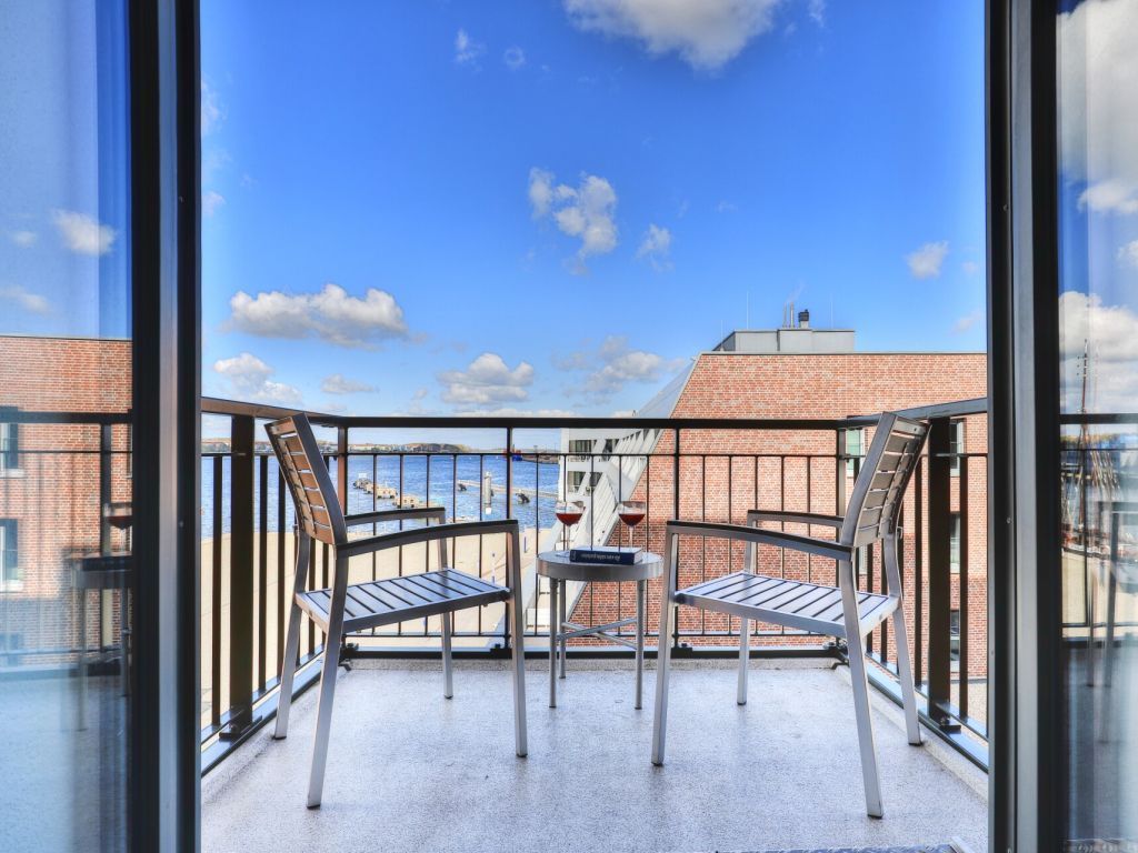 Ohlerich Speicher App. 19 - Blick auf dem Balkon und das Wasser