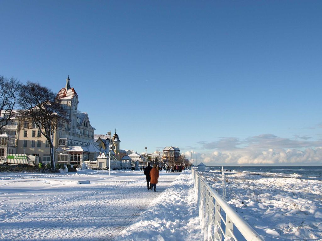 Das Haus Meeresblick im Winter