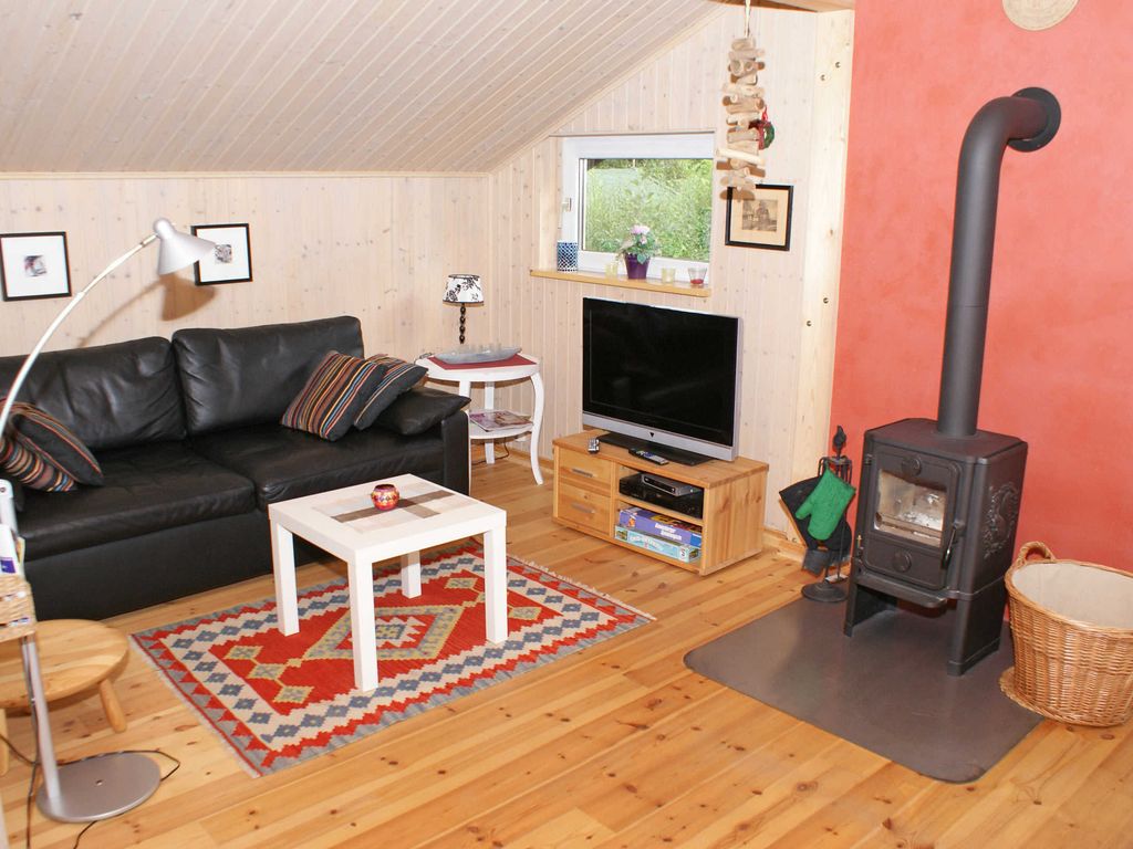 Wohnzimmer mit Kamin