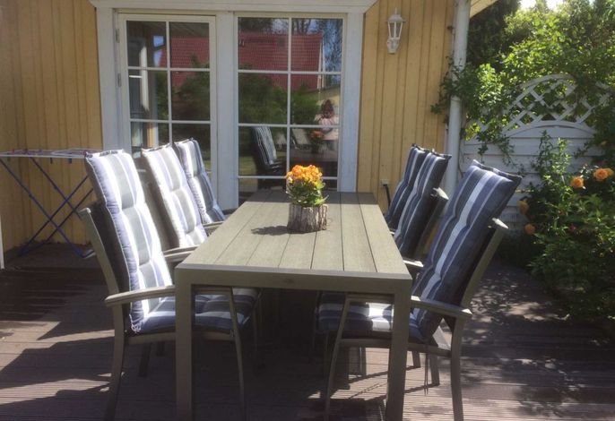Ferienwohnung Bodden - Blick aufs Wasser