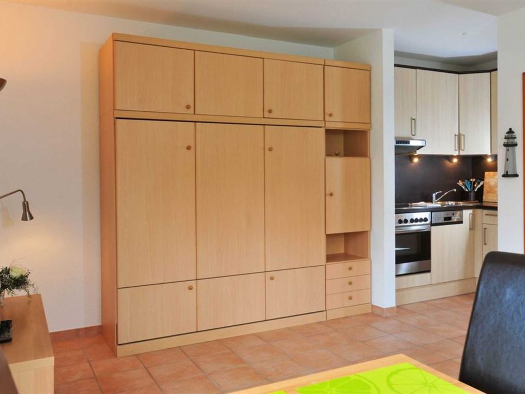Wohnzimmer mit Küche