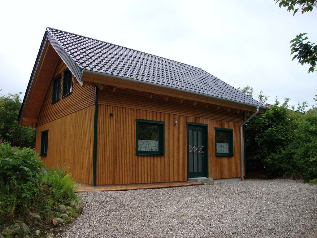 Blick auf das Ferienhaus