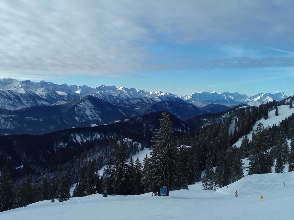 Skipiste auf dem Braunek, Lenggries