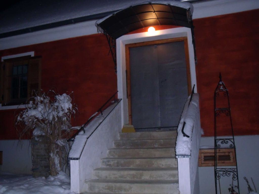 winterlicher Eingang