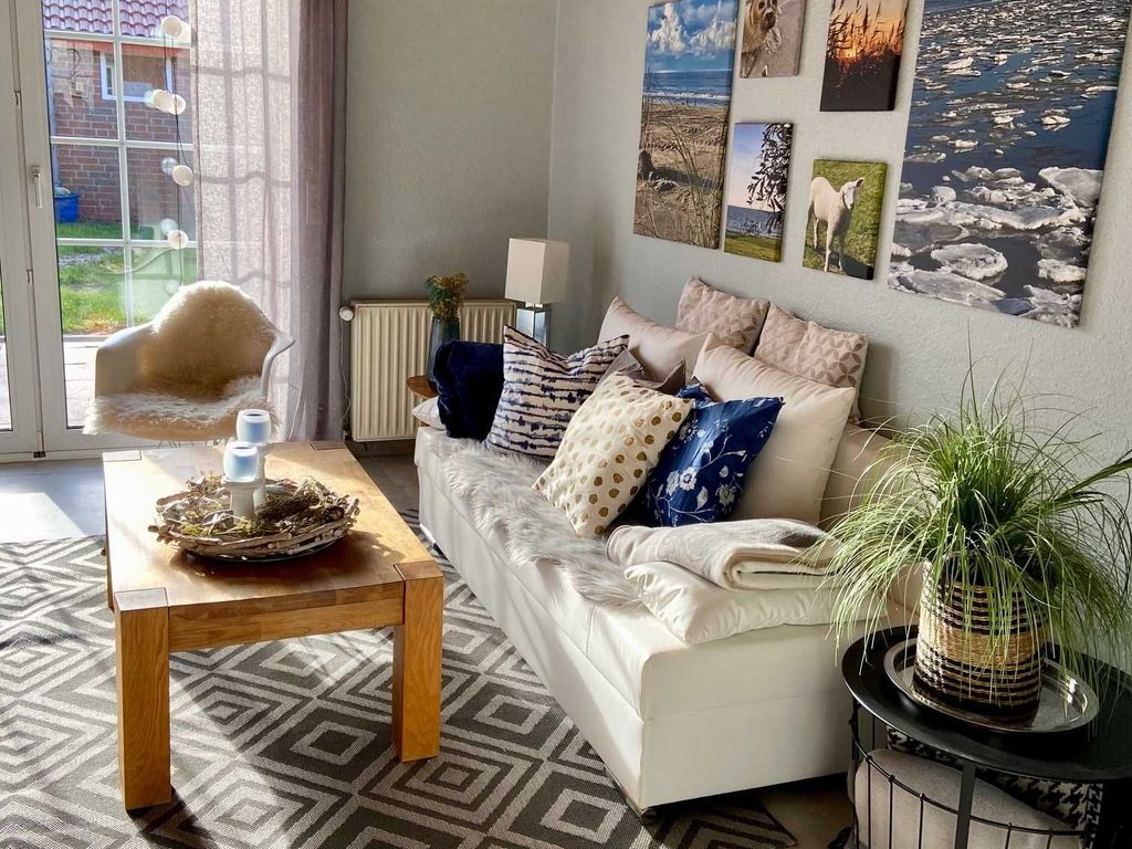 Wohnzimmer mit Schlafcouch
