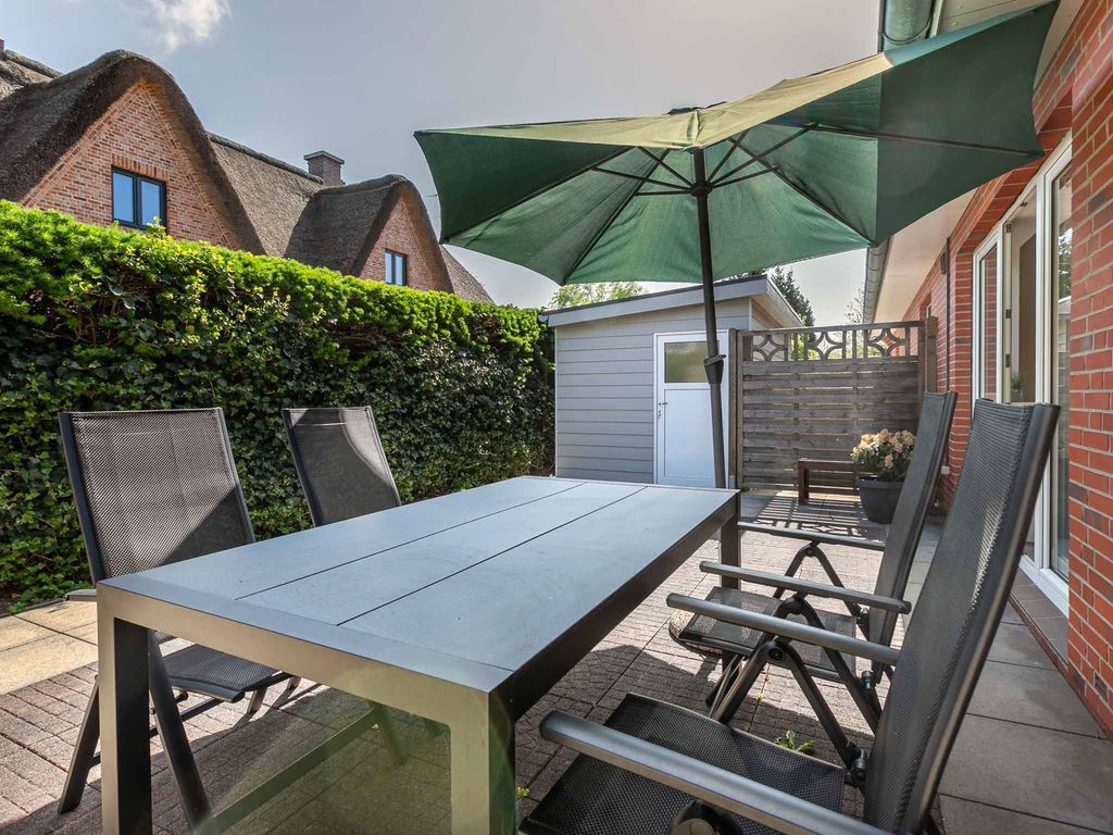 Windgeschützte Terrasse