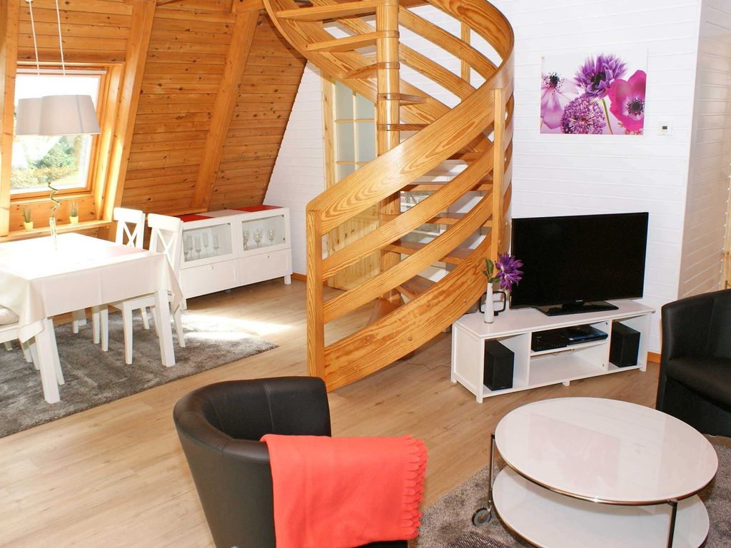 Treppe zur oberen Etage