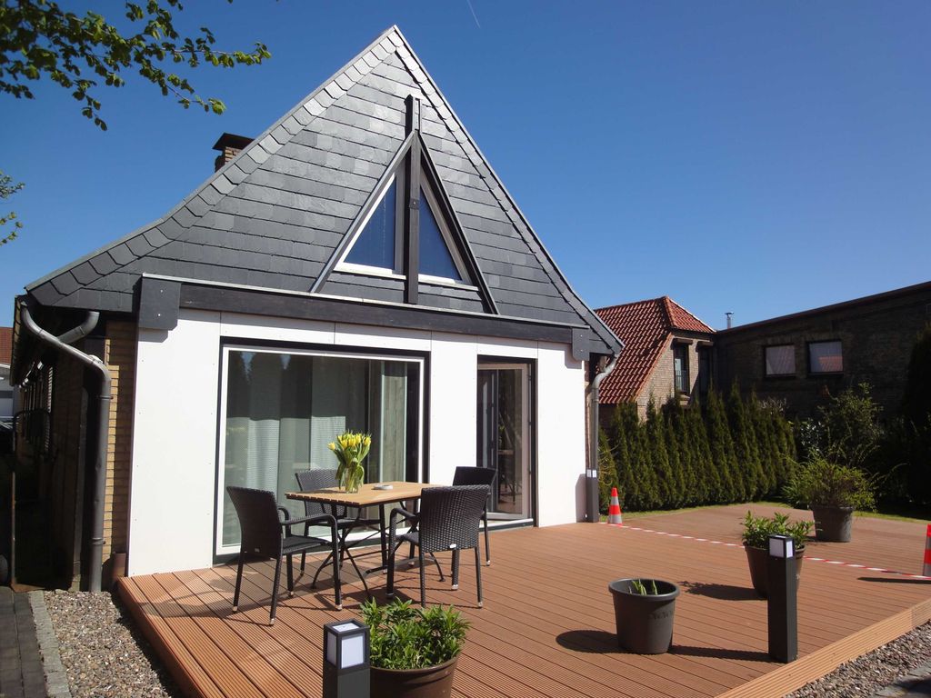 Dat lütte Nordlicht Huus Terrasse