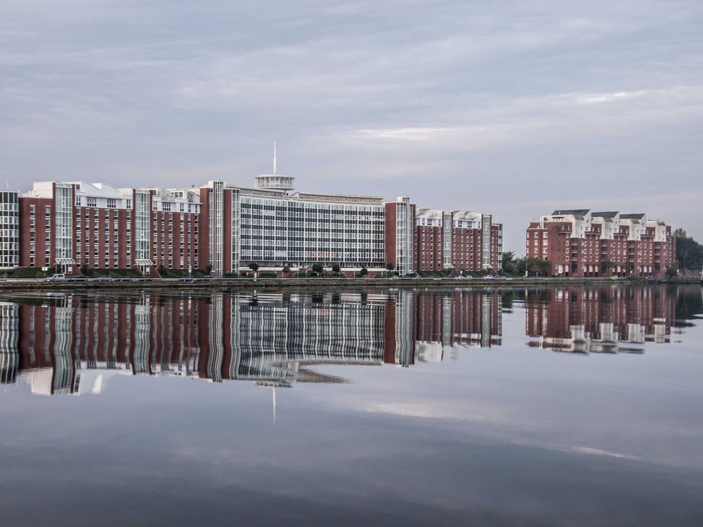 Helgolandhaus - Ansicht vom Hafen