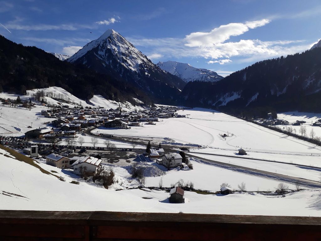 Ausblick auf Schoppernau###br###beim Komfort-DZ  Nr. 4