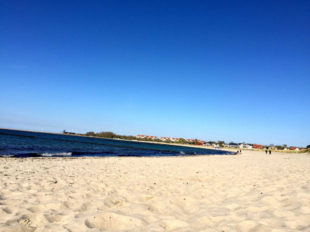 Strand vor der Unterkunft