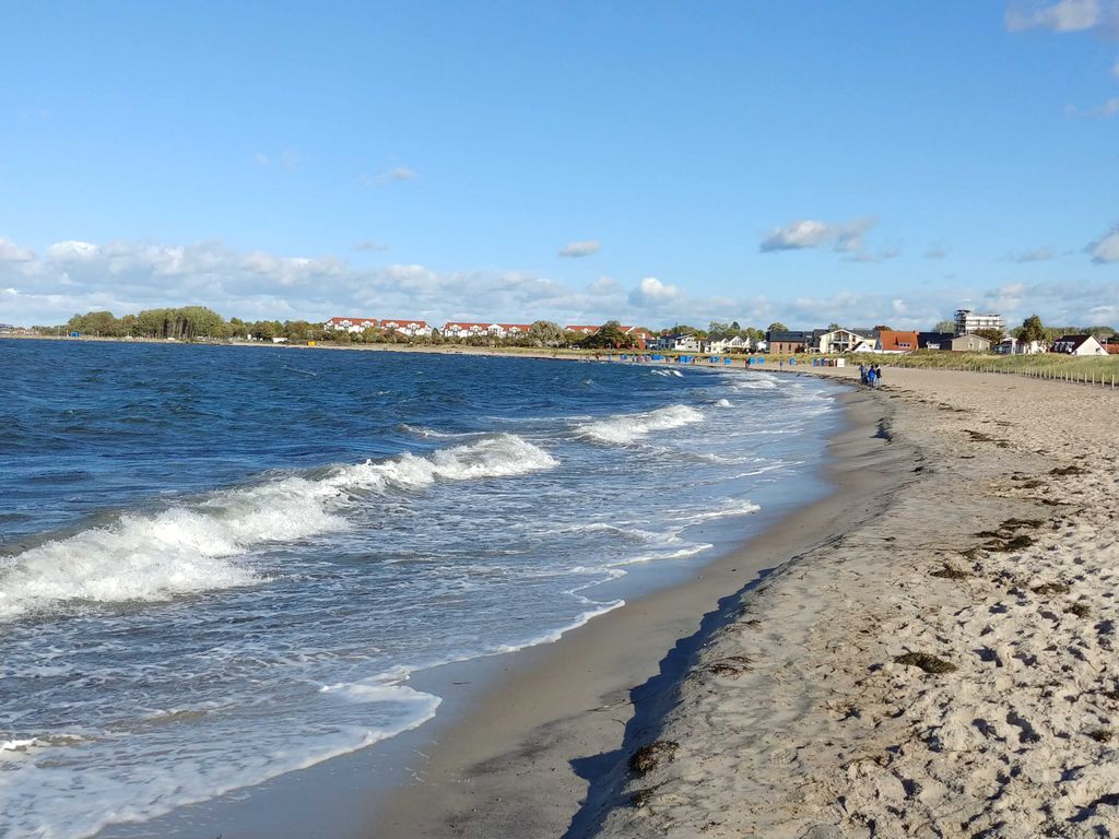 Strand vor der Unterkunft
