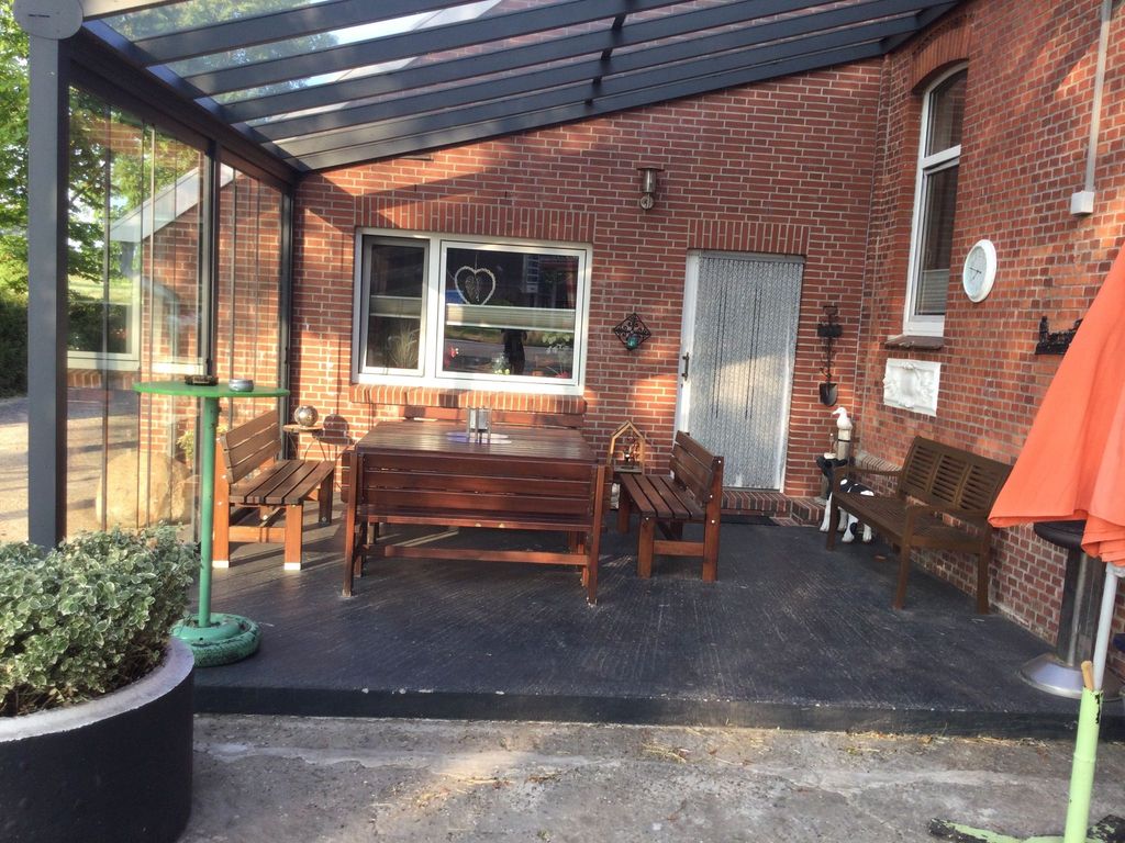 Landhaus Meyer, neue überdachte Terrasse