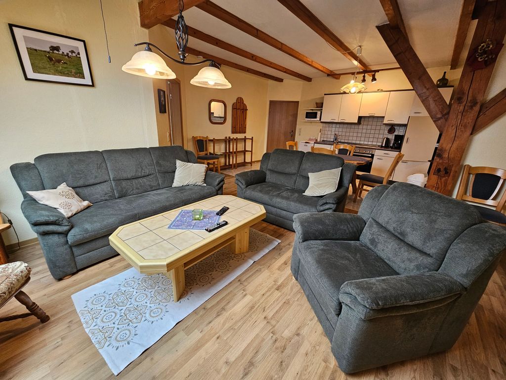 Wohnbereich - Ferienwohnung Heuboden (3)