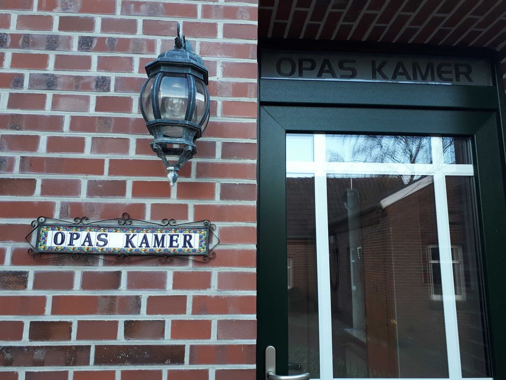Eingangstür zu Opas Kamer