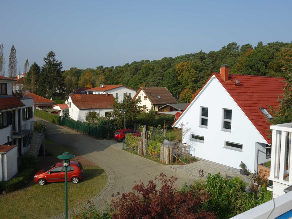 Ferienwohnung Kastanie 59 Blick vom Balkon
