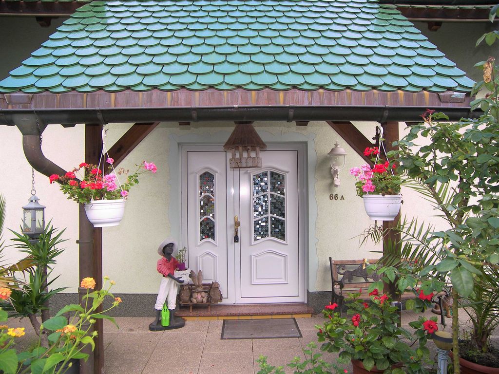Eingang des Ferienhauses