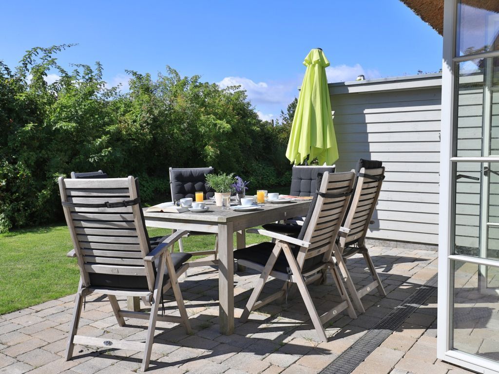 Stechelhus - Blick auf die Terrasse