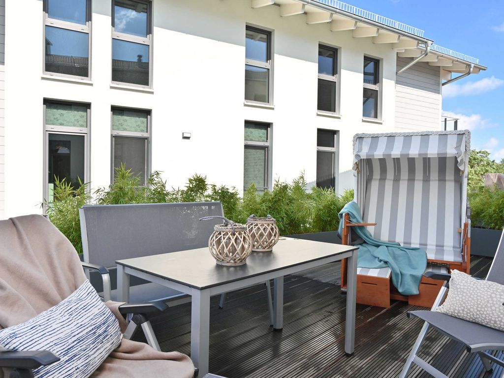 sonnige Dachterrasse