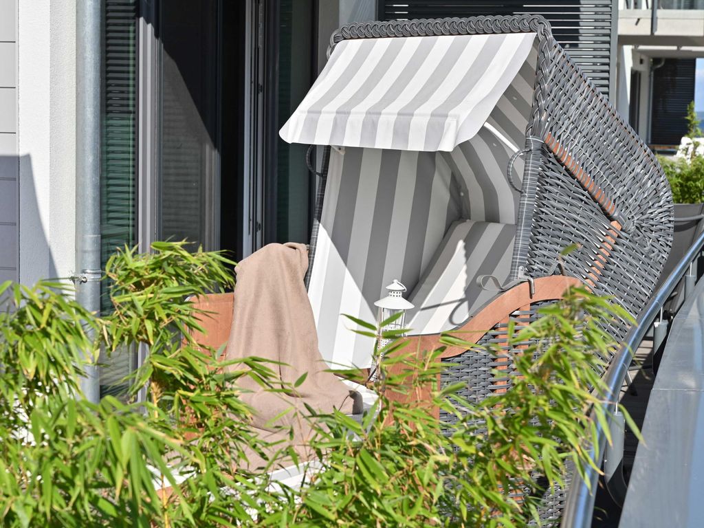 Dachterrasse mit Strandkorb