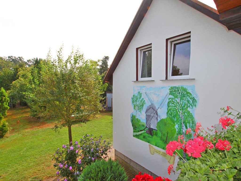 Blick auf das Ferienhaus