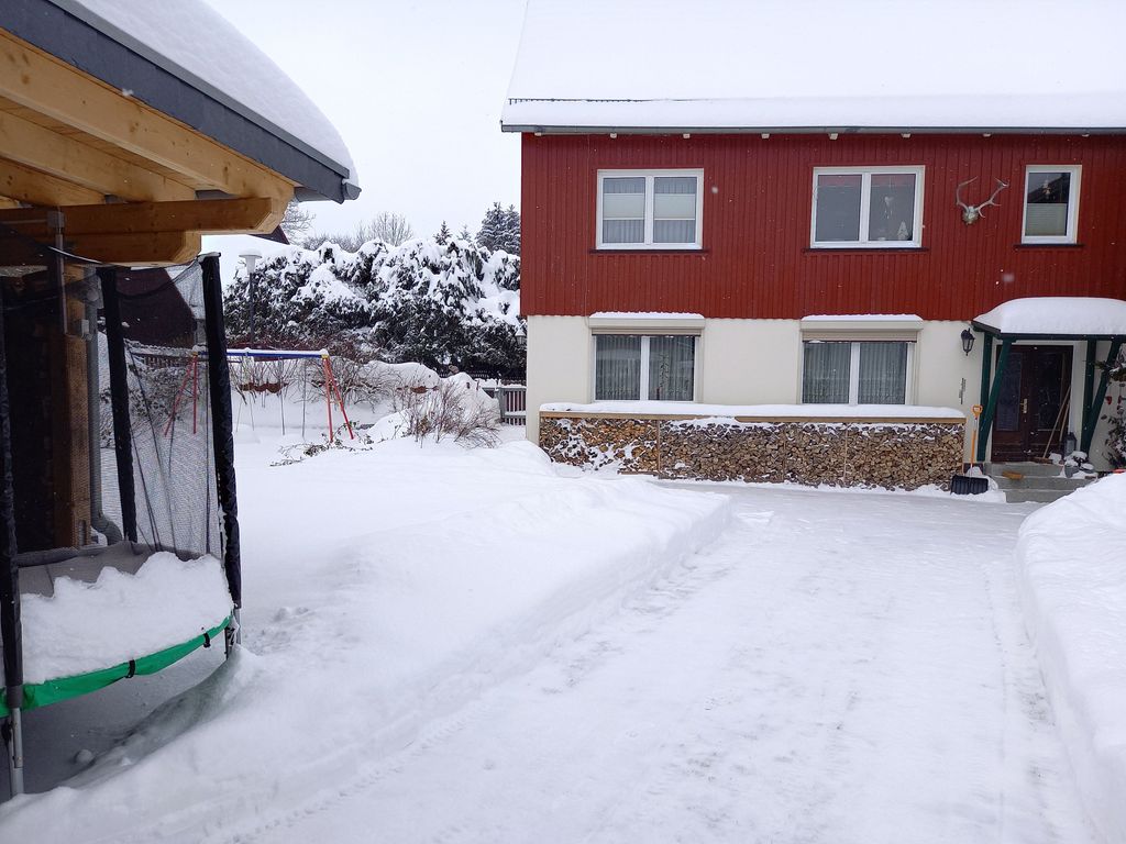 Ferienwohnungen Trute - Hofansicht im Winter