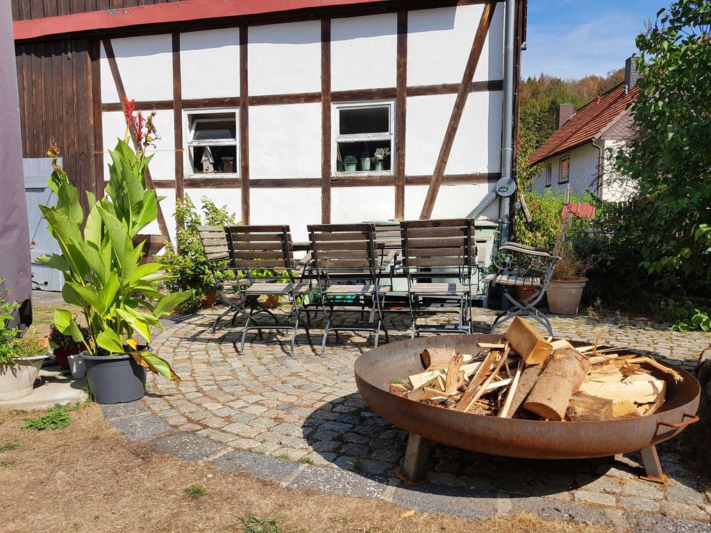 Sitzecke mit Feuerschale