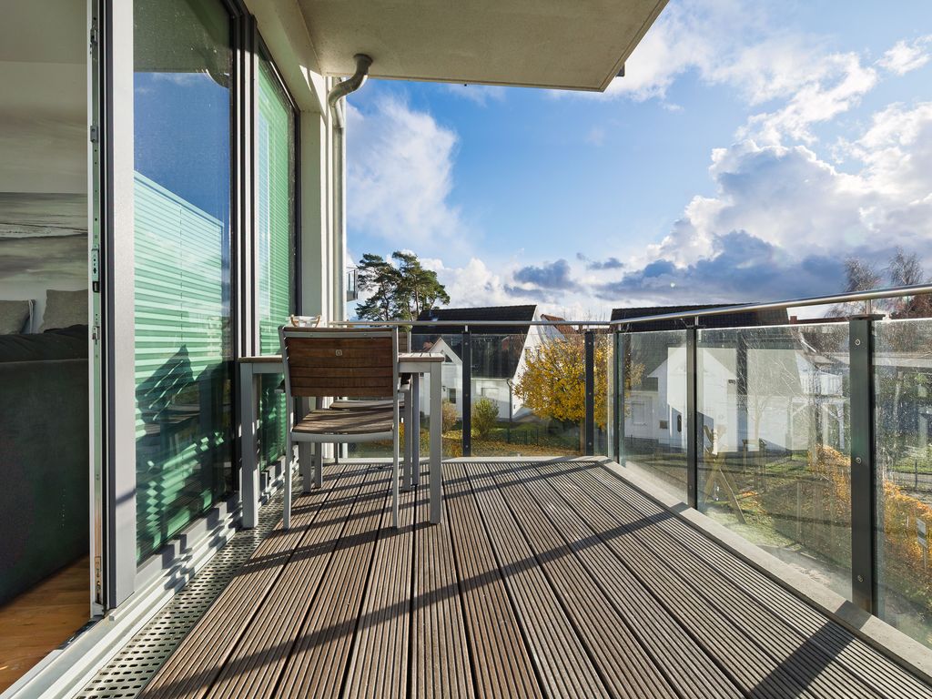 Balkon mit S-W Ausrichtung