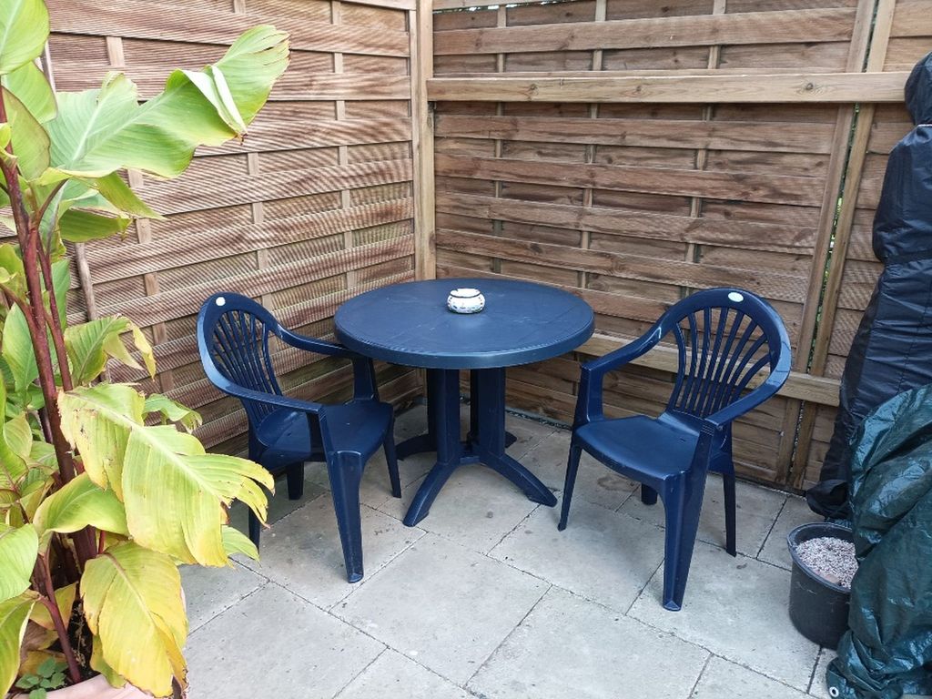 geschützte Terrasse