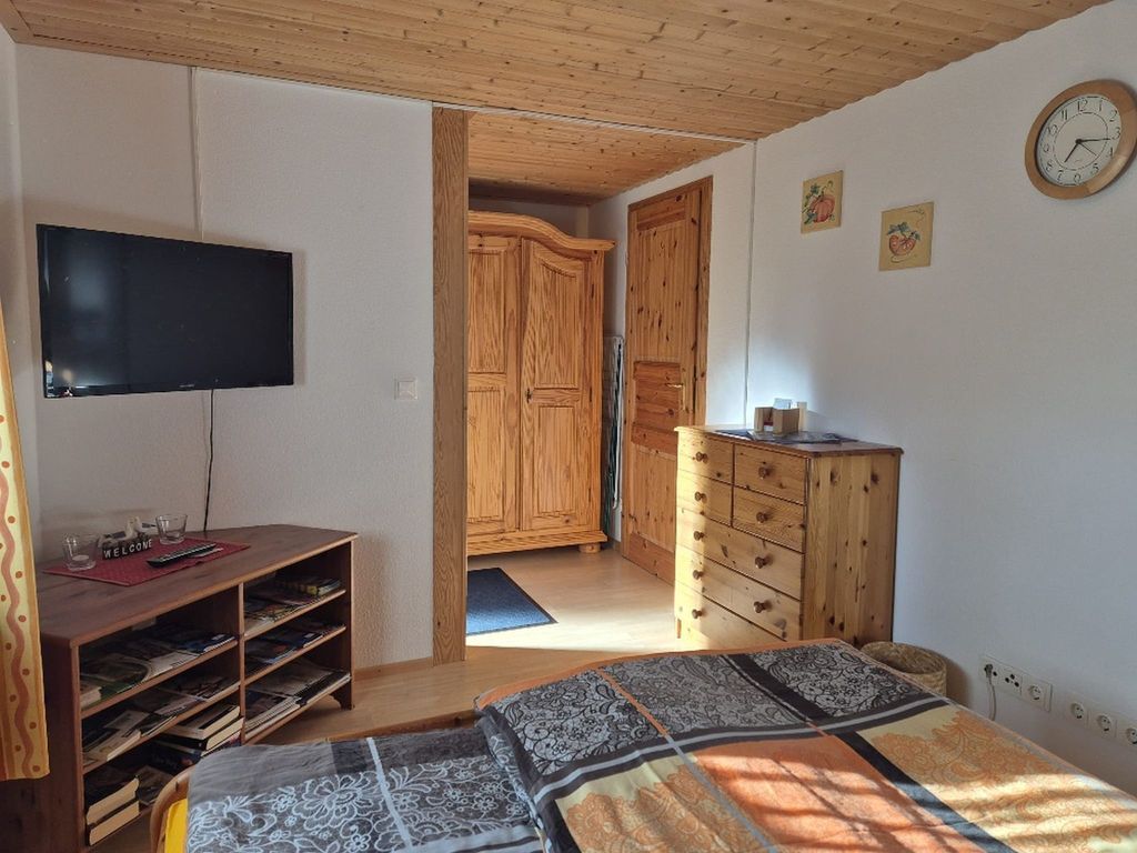Schlafbereich mit TV