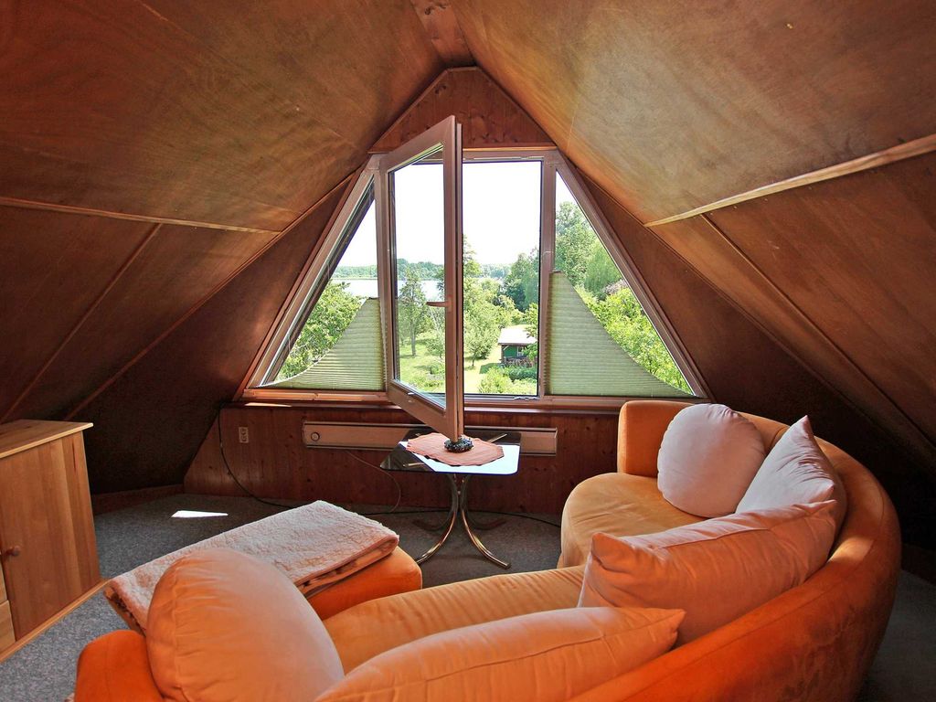 obere Etage mit Blick auf den See