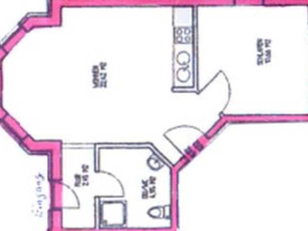Grundriss der Wohnung