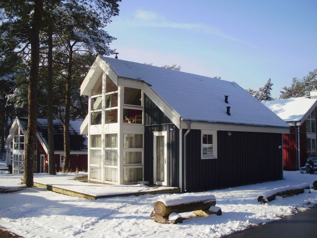 Strandhaus im Winter