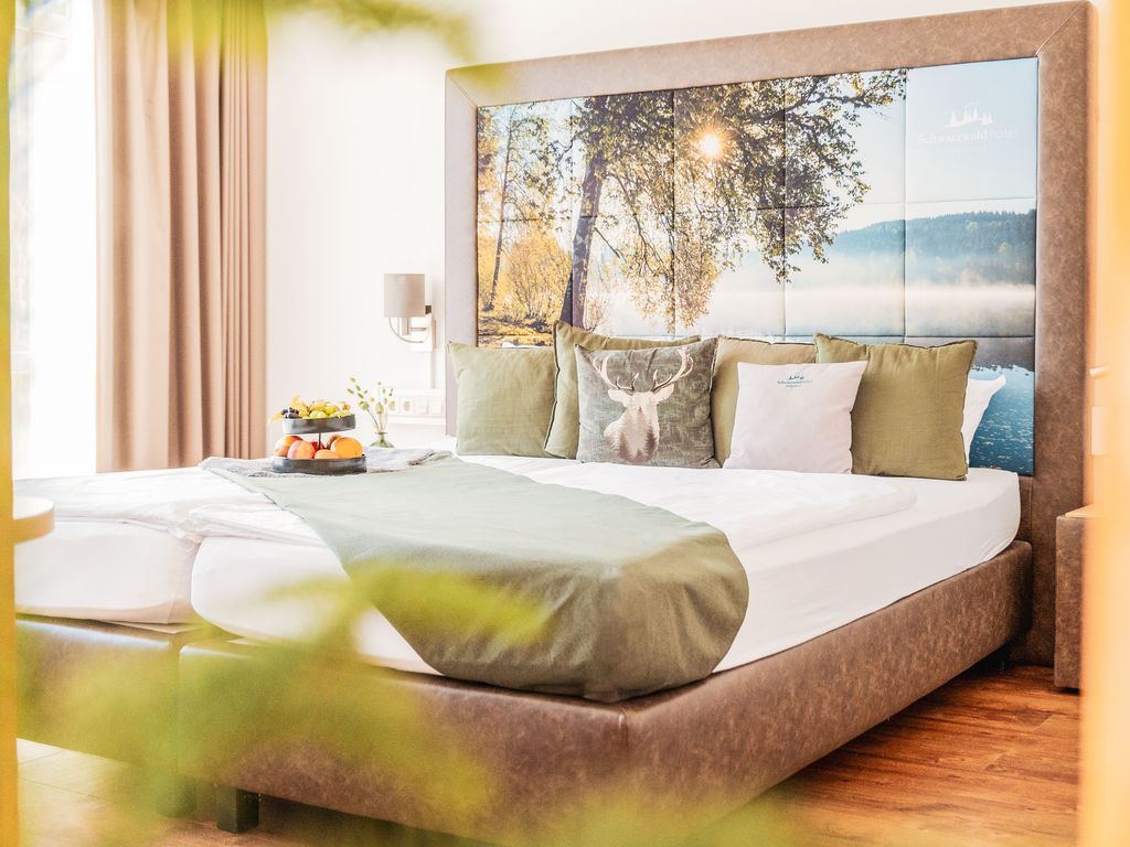Komfort Zimmer / Bettansicht