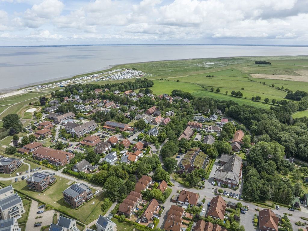 Das schöne Nordseebad Dangast - aus der Vogelperspektive