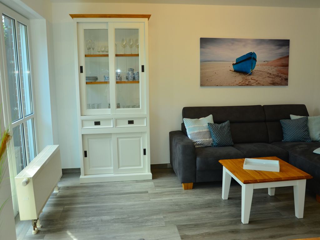 Wohnzimmer Ferienwohnung Am Siel