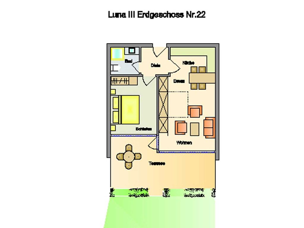 Grundriss
Haus Luna III, Whg. 22