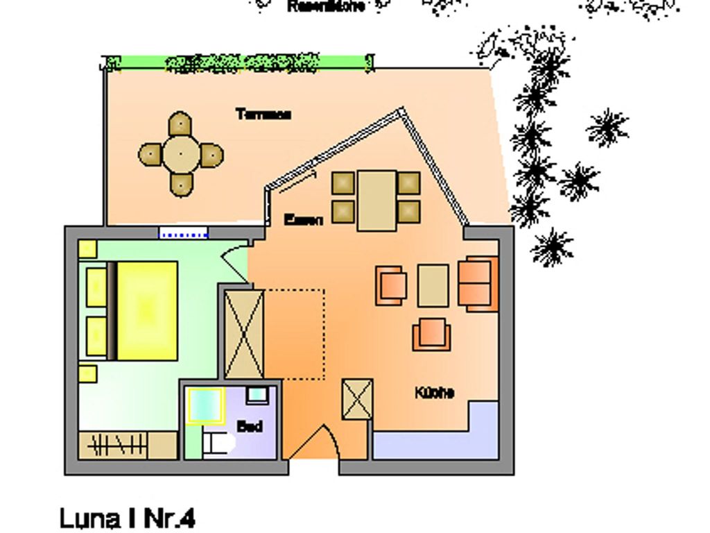 Grundriss
Luna I Whg.4